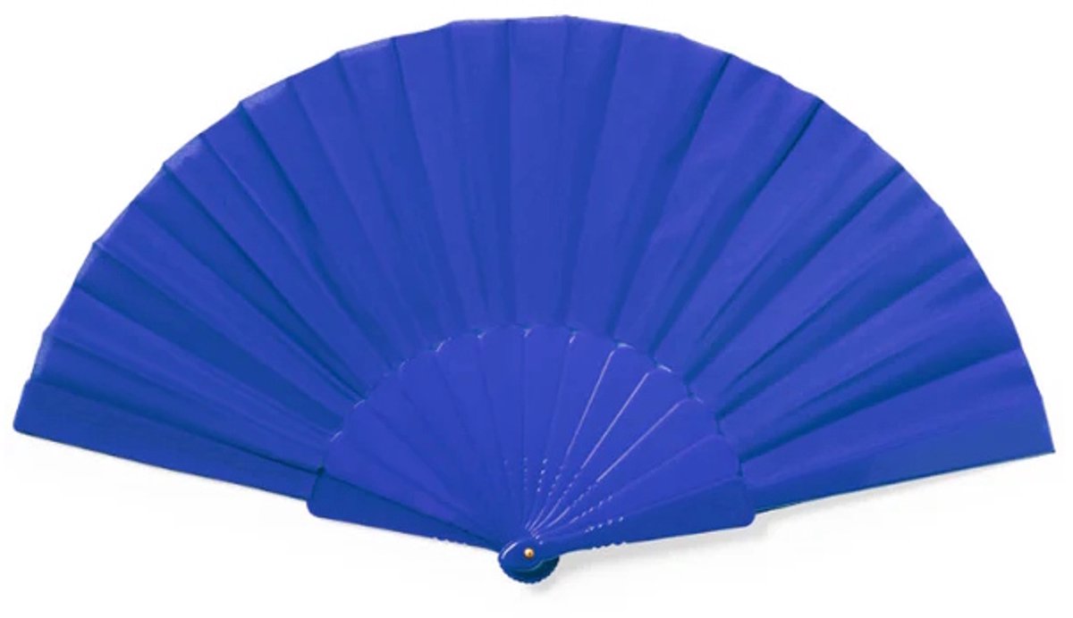 Festival Waaier - Blauw | 43 x 23 cm | Spaanse Waaier | Fashion Favorite